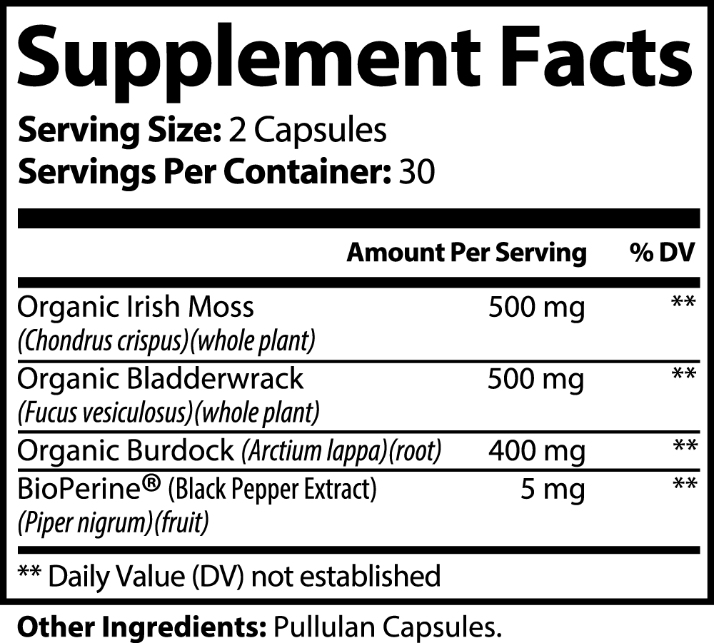 Ethernal Sea Moss Vitality Blend