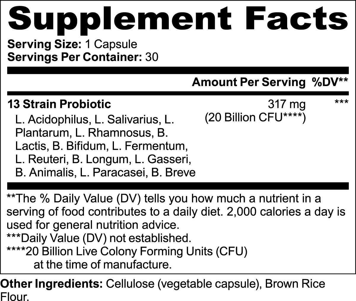 Ethernal Probiotic 20 Billion