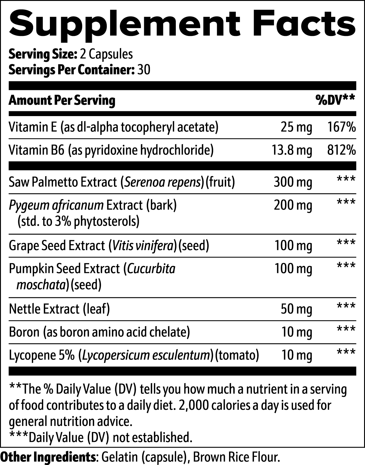 Ethernal Prostate Support