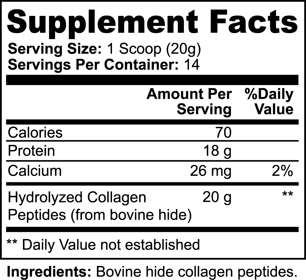 Ethernal Grass-Fed Hydrolyzed Collagen Peptides